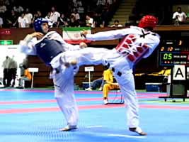 Taekwondo combate