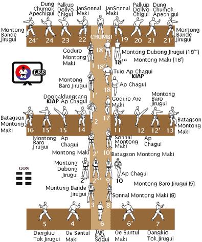 Taeguk Pall Chang. 8º pumse